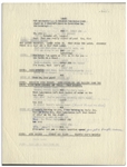Moe Howard's 11pp. Script for ''The New Three Stooges'' Episode ''Goldibear and the Three Stooges'', Circa 1965 -- Annotated by Moe With His Signatures -- 8.5'' x 11'' Loose Pages, Near Fine
